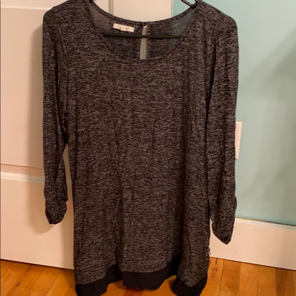 Black dress top